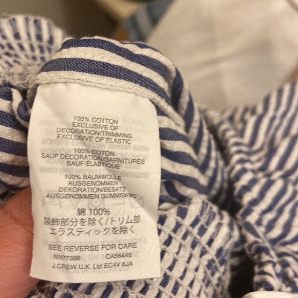 J. CREW NWT Romper Seersucker - Picture 4 of 4